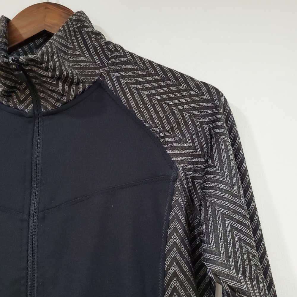 Champion Herringbone Zip-up Top Women's Size M - Picture 5 of 11